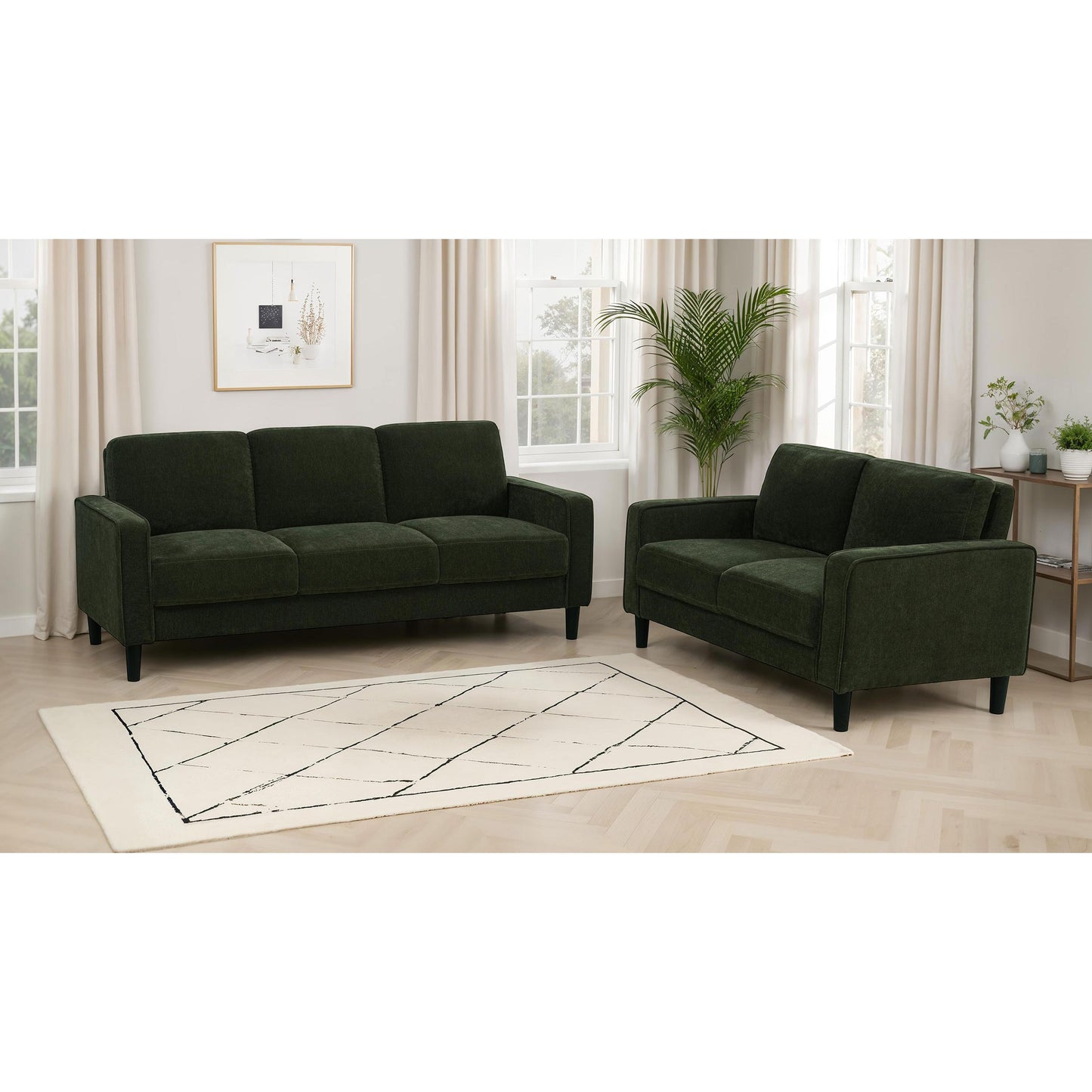  Coaster Furniture Ruth Stationary Fabric Loveseat 511215 IMAGE 9