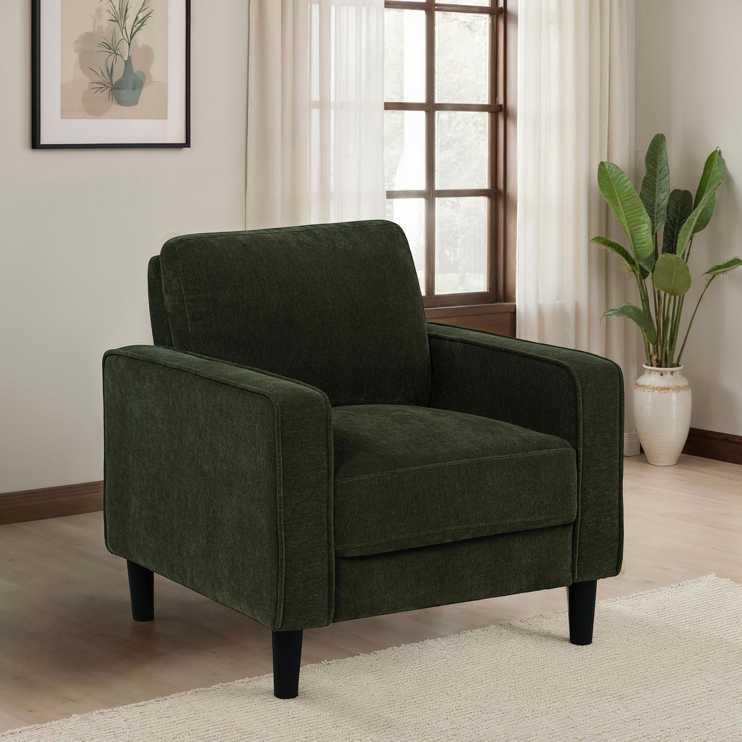 Coaster Furniture Ruth Stationary Fabric Chair 511216 IMAGE 2