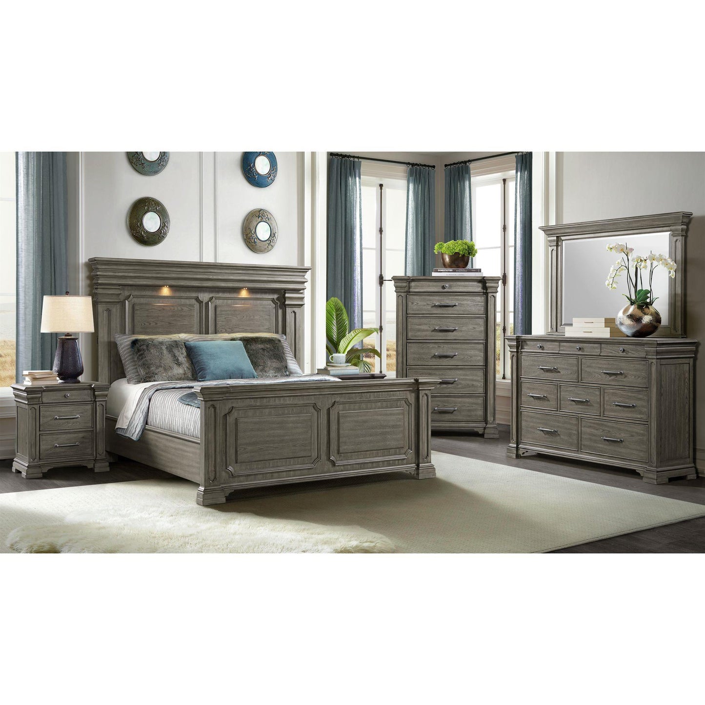  Elements International Kings Court B.10315.DR 10-Drawer Dresser IMAGE 2