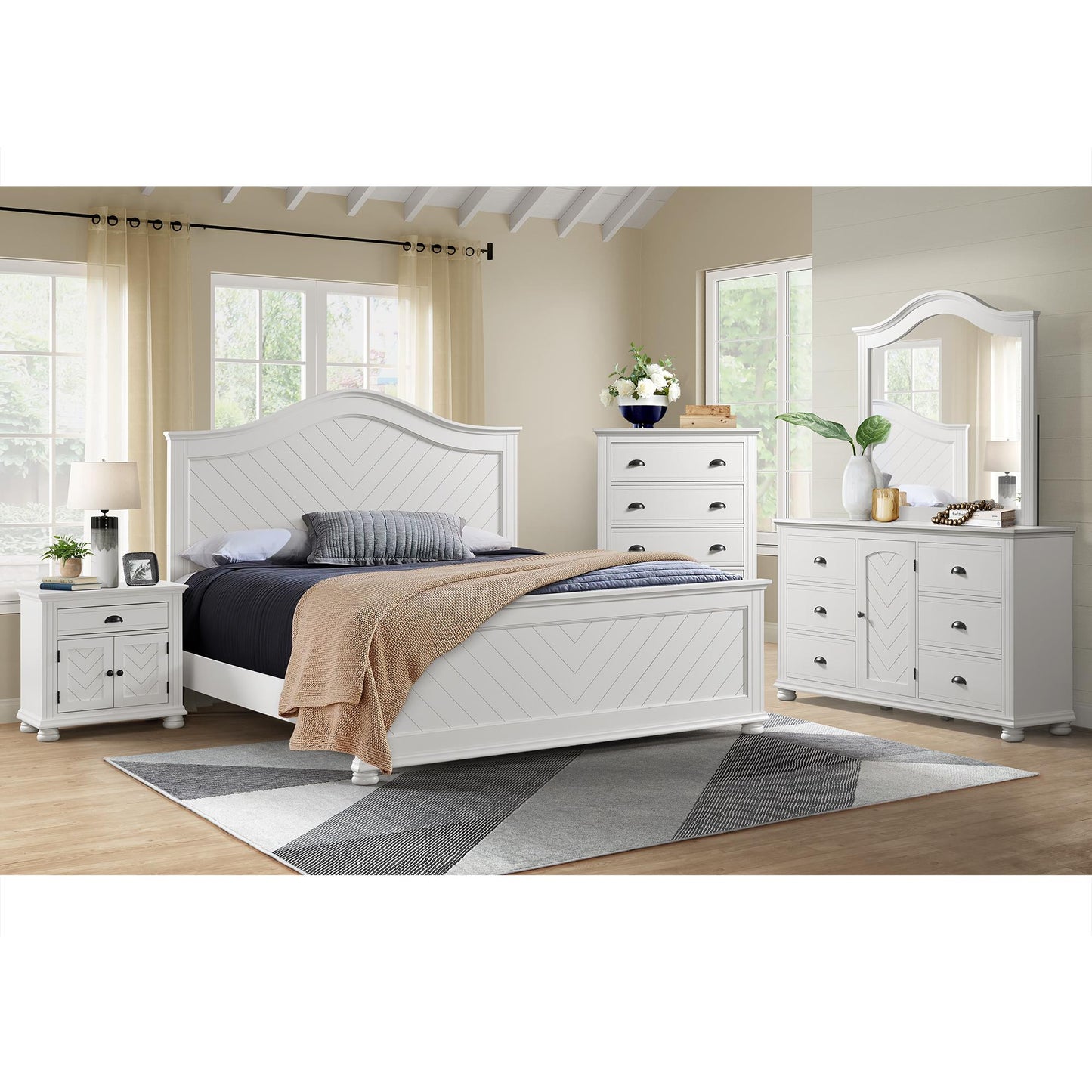  Elements International Kona B-9340-7-NS 1-Drawer Nightstand IMAGE 3