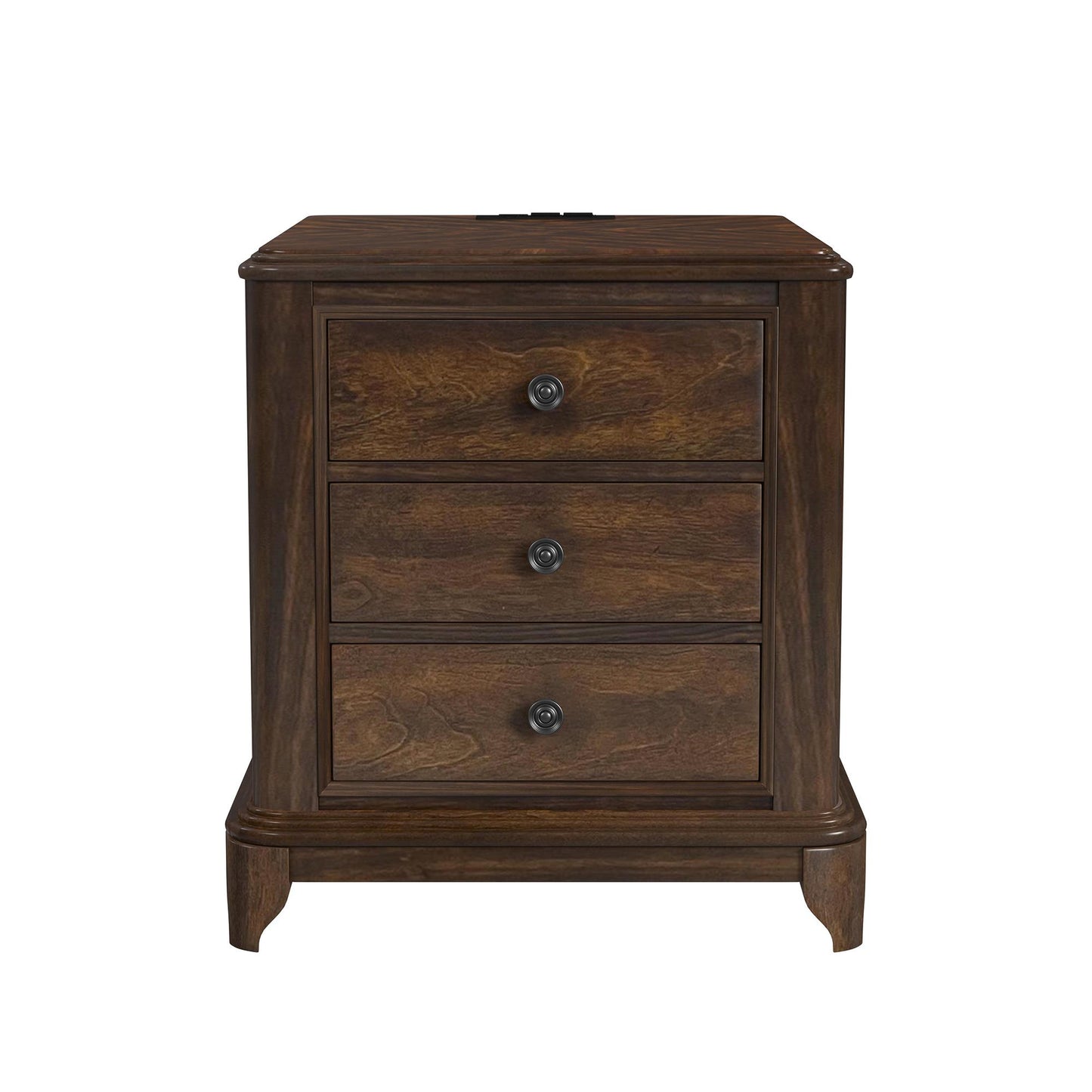  Elements International Phillipe T-5210-5-CB 2-Drawer Cabinet IMAGE 3