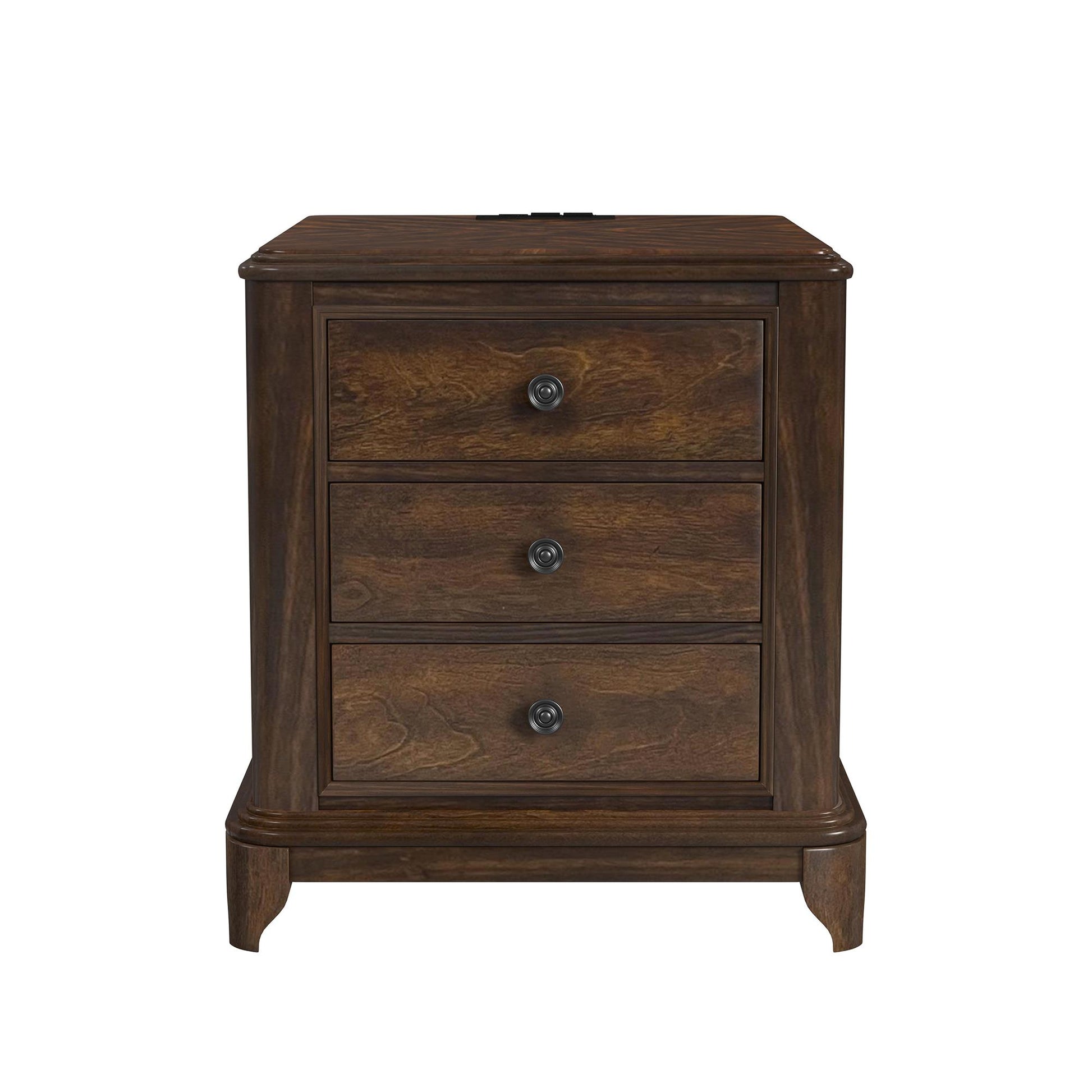  Elements International Phillipe T-5210-5-CB 2-Drawer Cabinet IMAGE 3