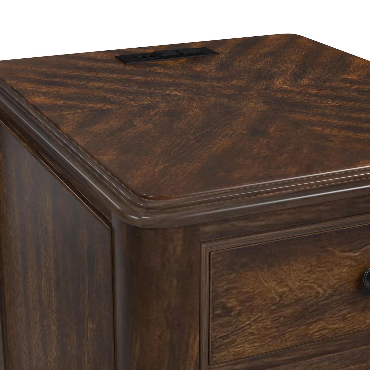  Elements International Phillipe T-5210-5-CB 2-Drawer Cabinet IMAGE 6