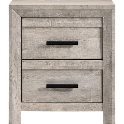  Elements International Eleanor EL700NSZS 2-Drawer Nightstand IMAGE 2