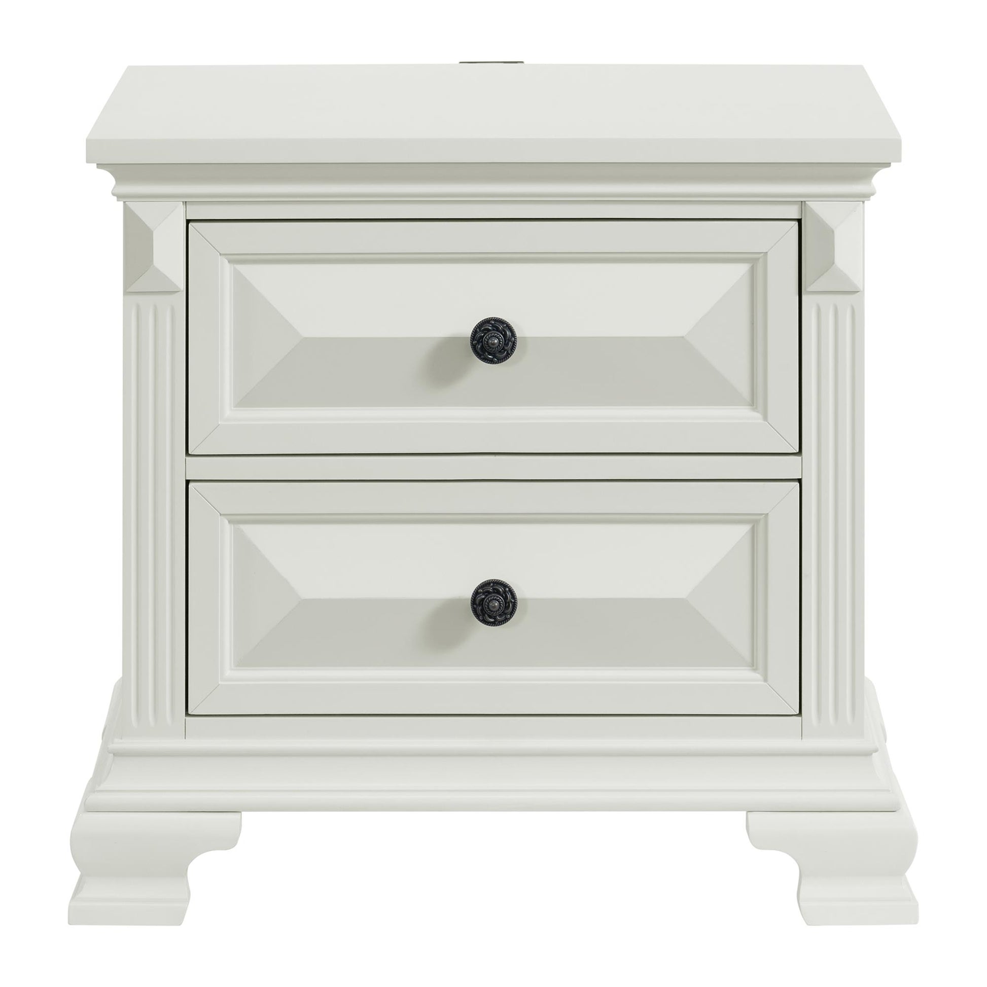  Elements International Bridgestone B-10980-7-NS 2-Drawer Nightstand IMAGE 2