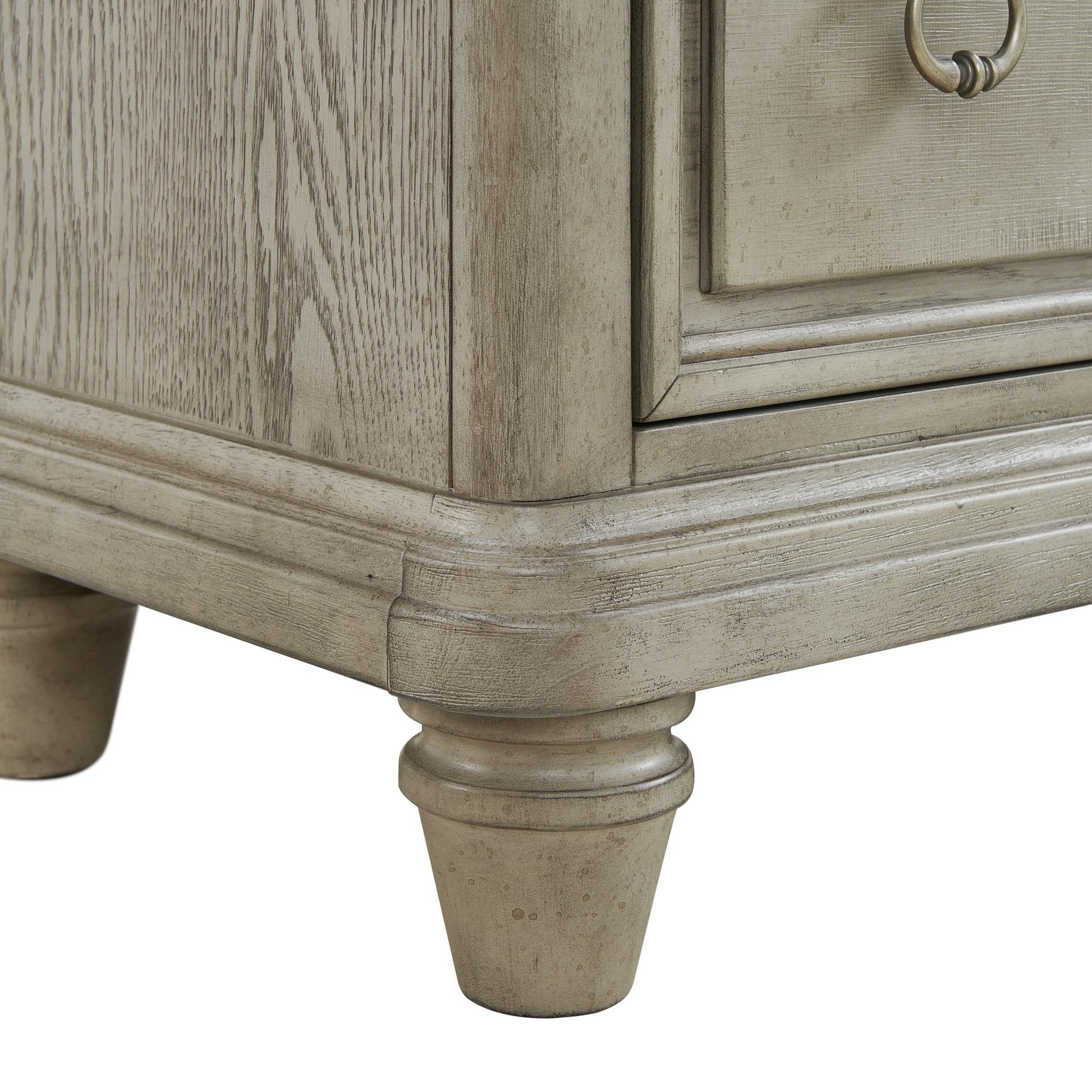  Elements International Whit-Ash B-11360-3-NS 2-Drawer Nightstand IMAGE 7