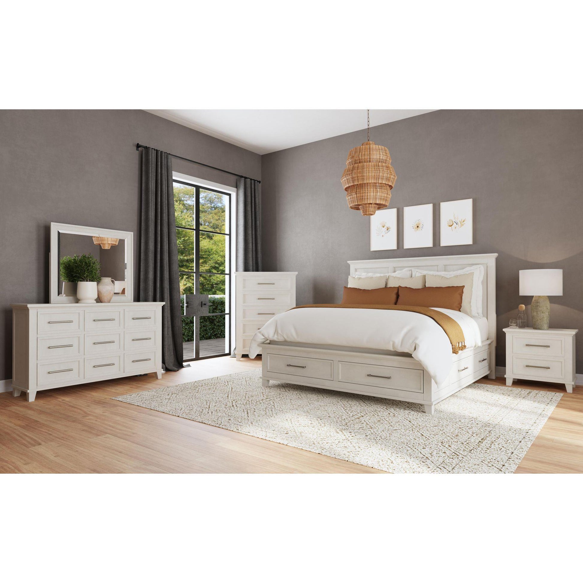  Elements International Canterbury B-13030-7-NS 2-Drawer Nightstand IMAGE 3