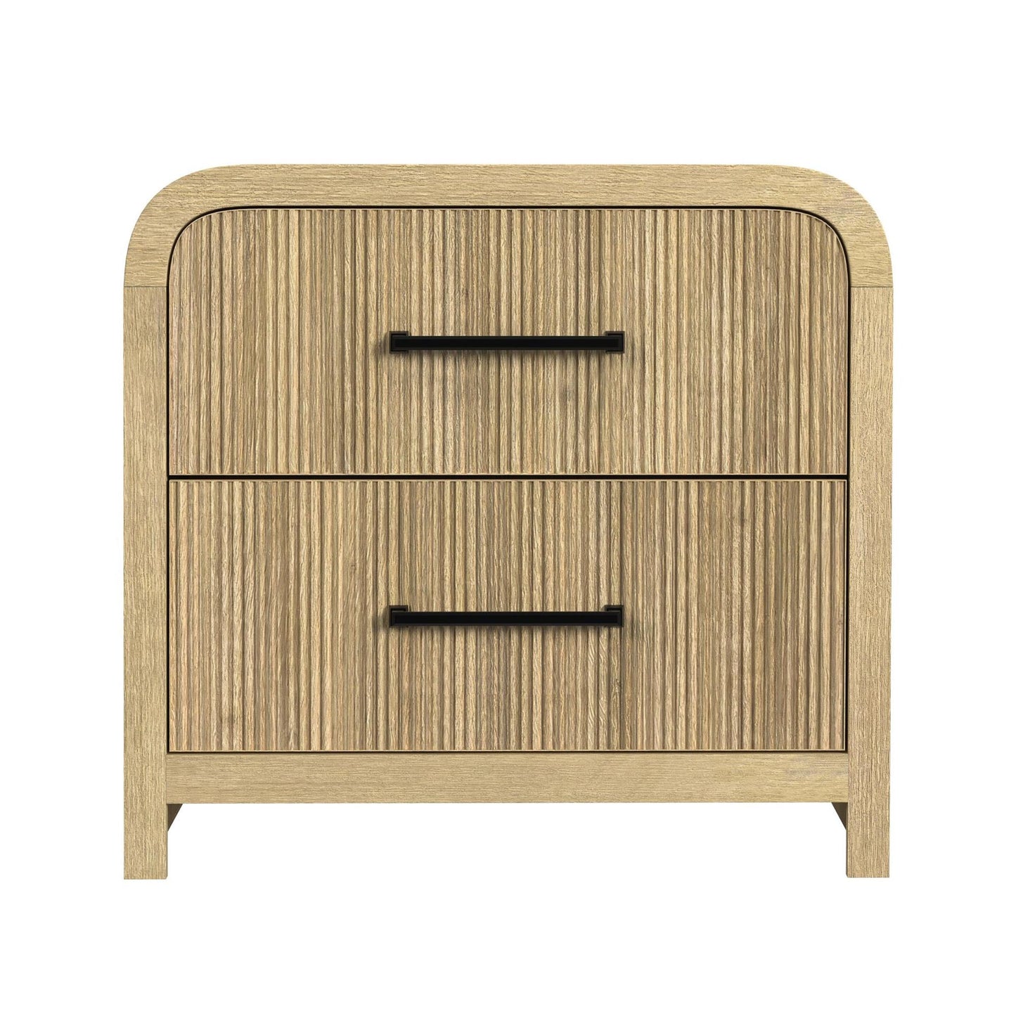  Elements International Ridgemont B-14440-6-NS2 2-Drawer Nightstand IMAGE 2