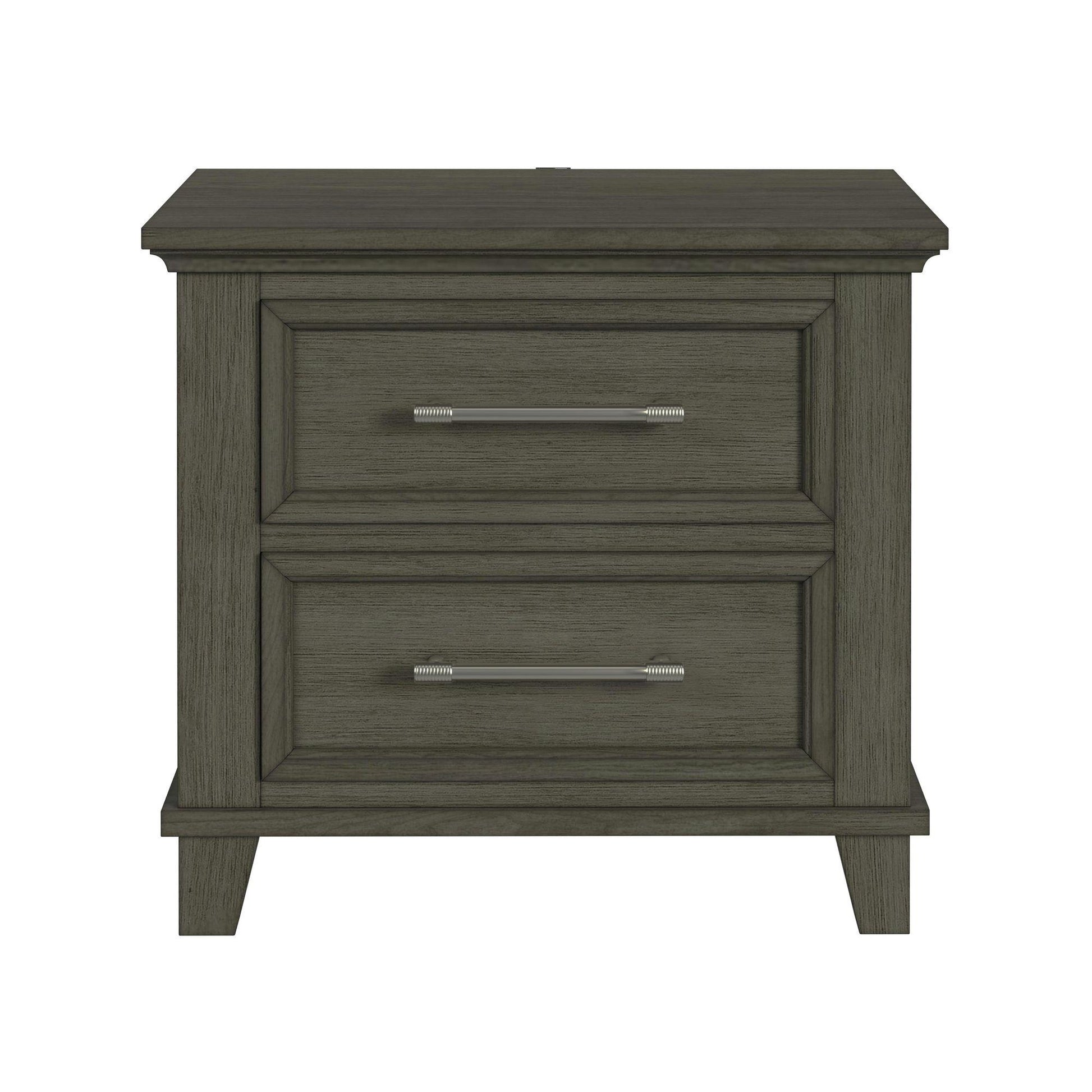 Elements International Canterbury B-13030-3-NS 2-Drawer Nightstand IMAGE 2