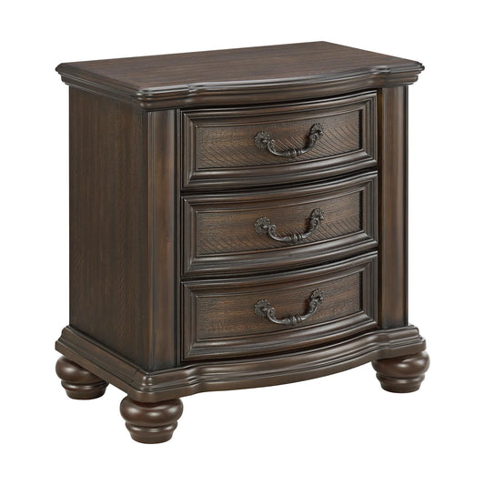  Elements International Brunswick B-13070-5-NS 2-Drawer Nightstand IMAGE 1