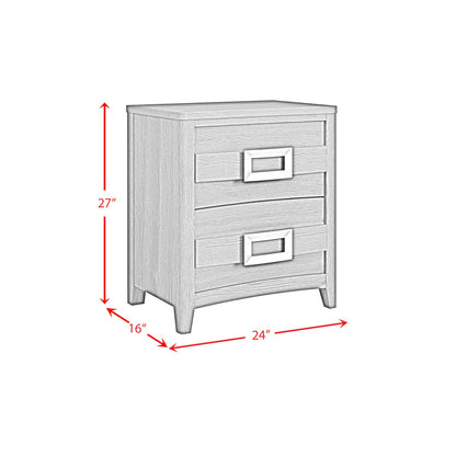  Elements International Tobias B-15990-8-NS 2-Drawer Nightstand IMAGE 9