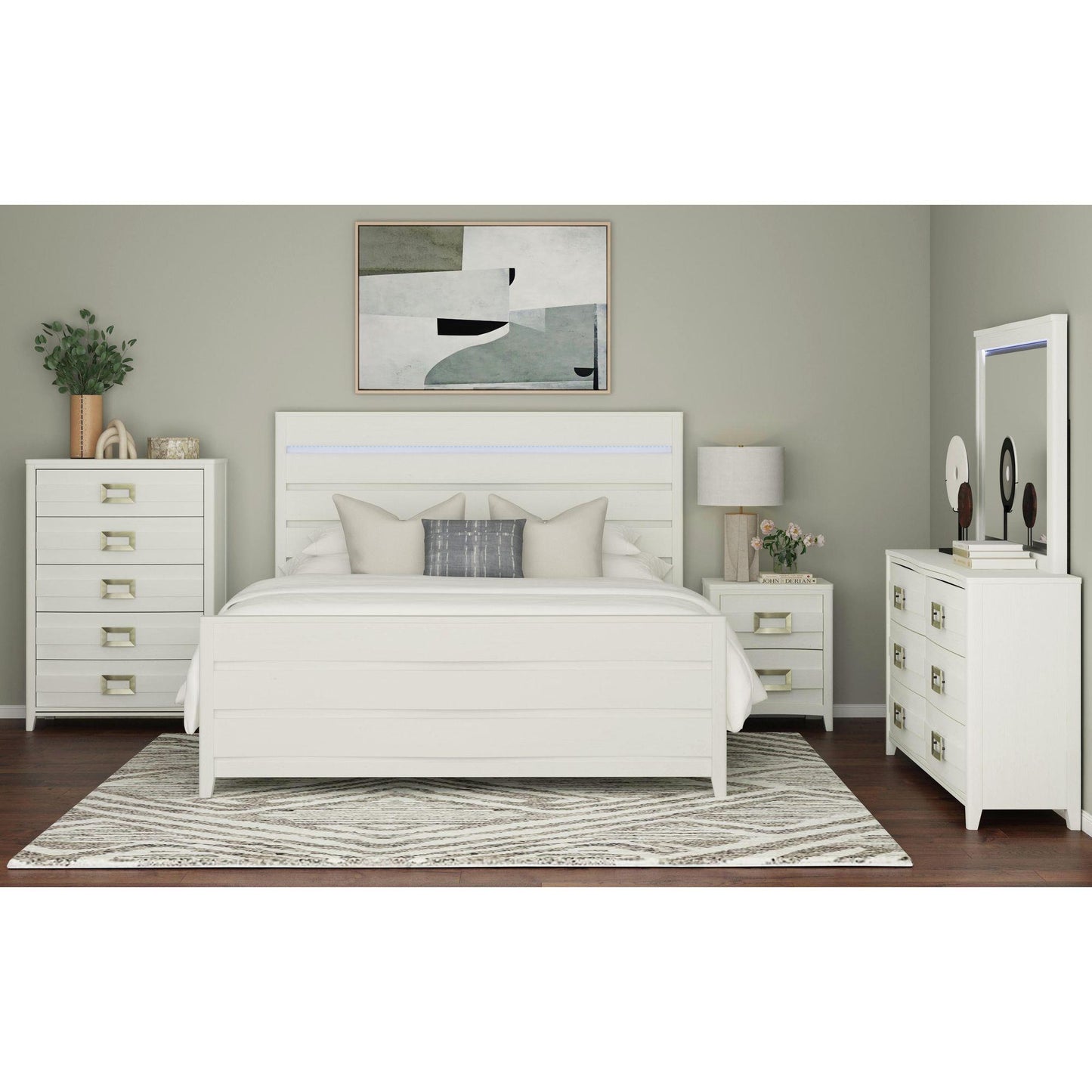  Elements International Tobias B-15990-7-NS 2-Drawer Nightstand IMAGE 3