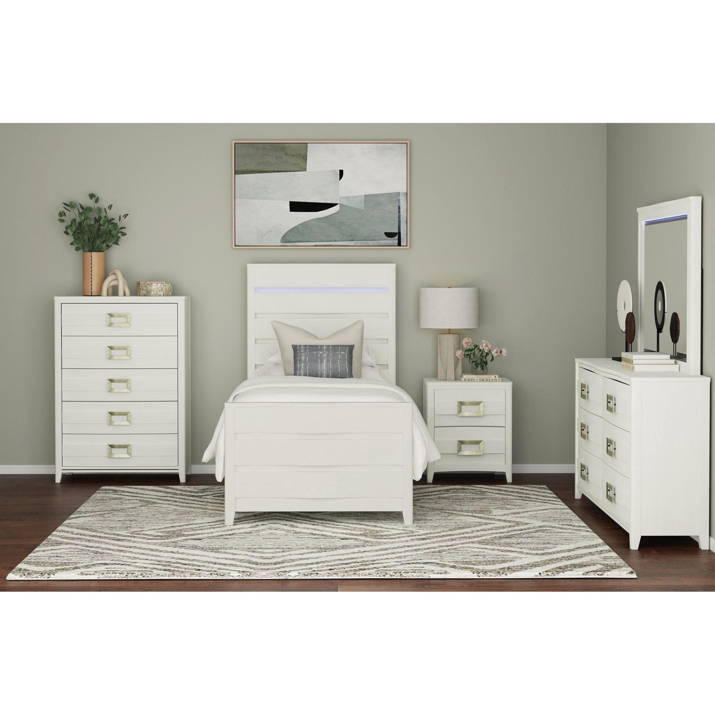  Elements International Tobias B-15990-7-NS 2-Drawer Nightstand IMAGE 4