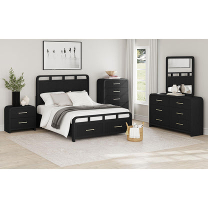  Elements International Ridgemont B-14440-8W-NS2 2-Drawer Nightstand IMAGE 9