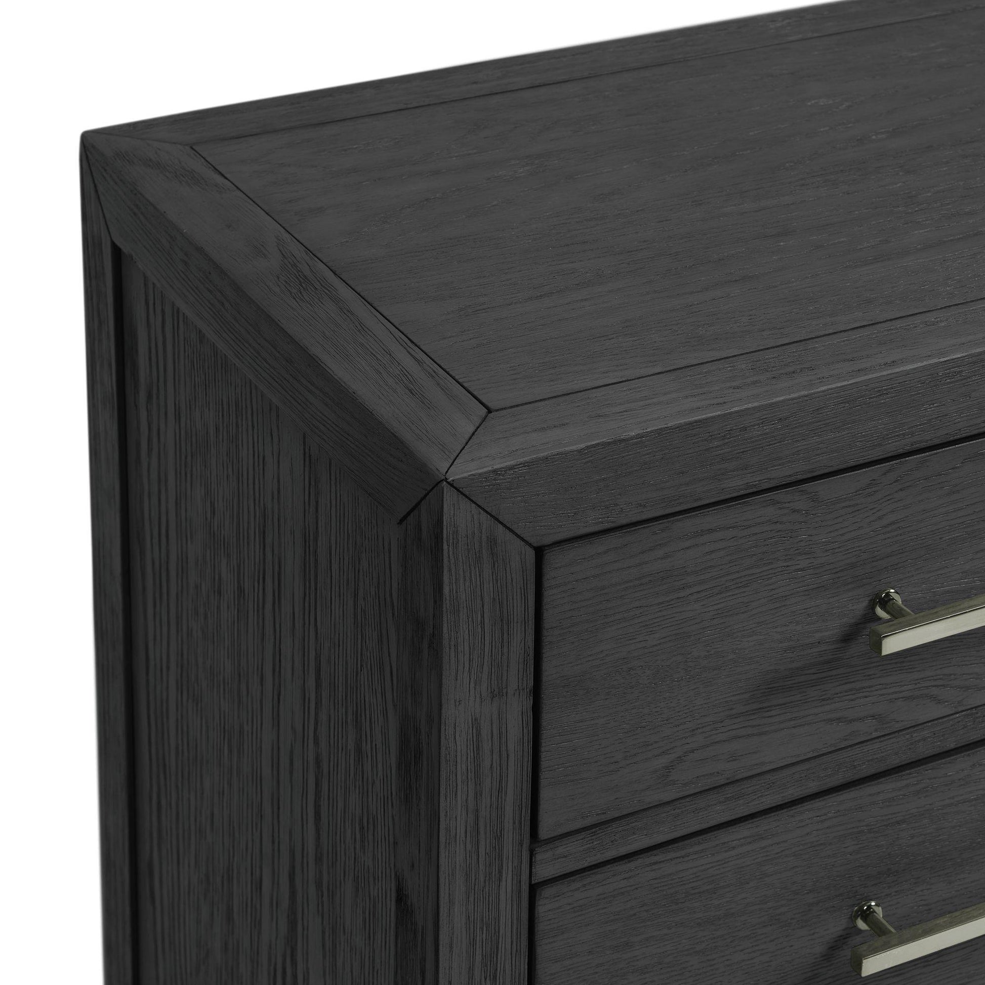 Elements International Versailles Contemporary B-3690-8-NS 3-Drawer Nightstand IMAGE 4