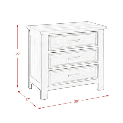  Elements International Sullivan SV300NS 3-Drawer Nightstand IMAGE 8