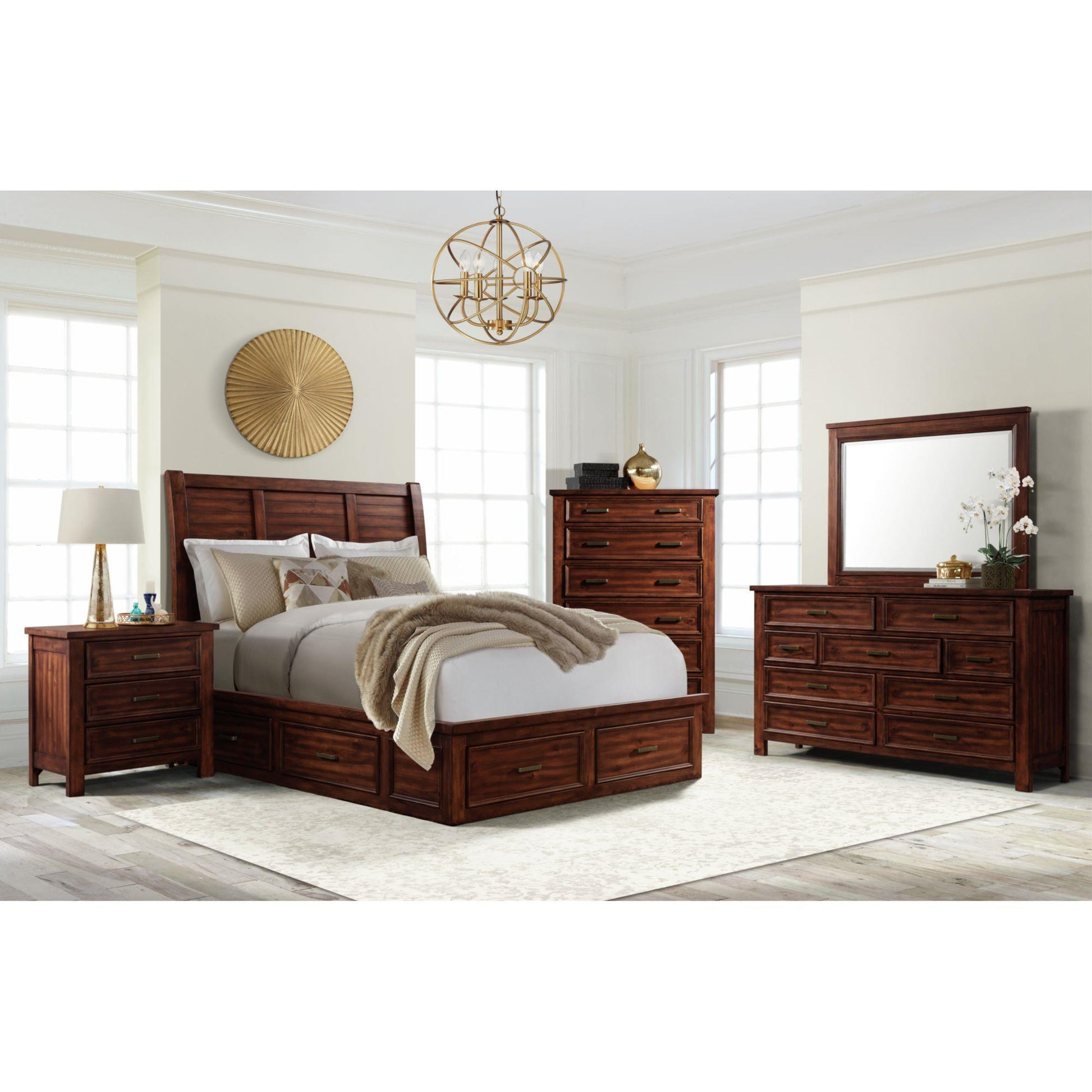  Elements International Sullivan SV600NS 3-Drawer Nightstand IMAGE 3