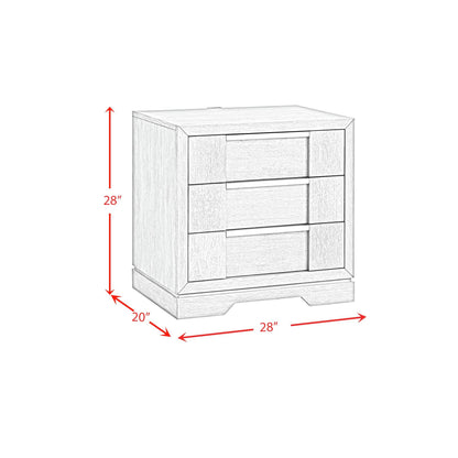  Elements International Kelis B-9770-3-NS 3-Drawer Nightstand IMAGE 10