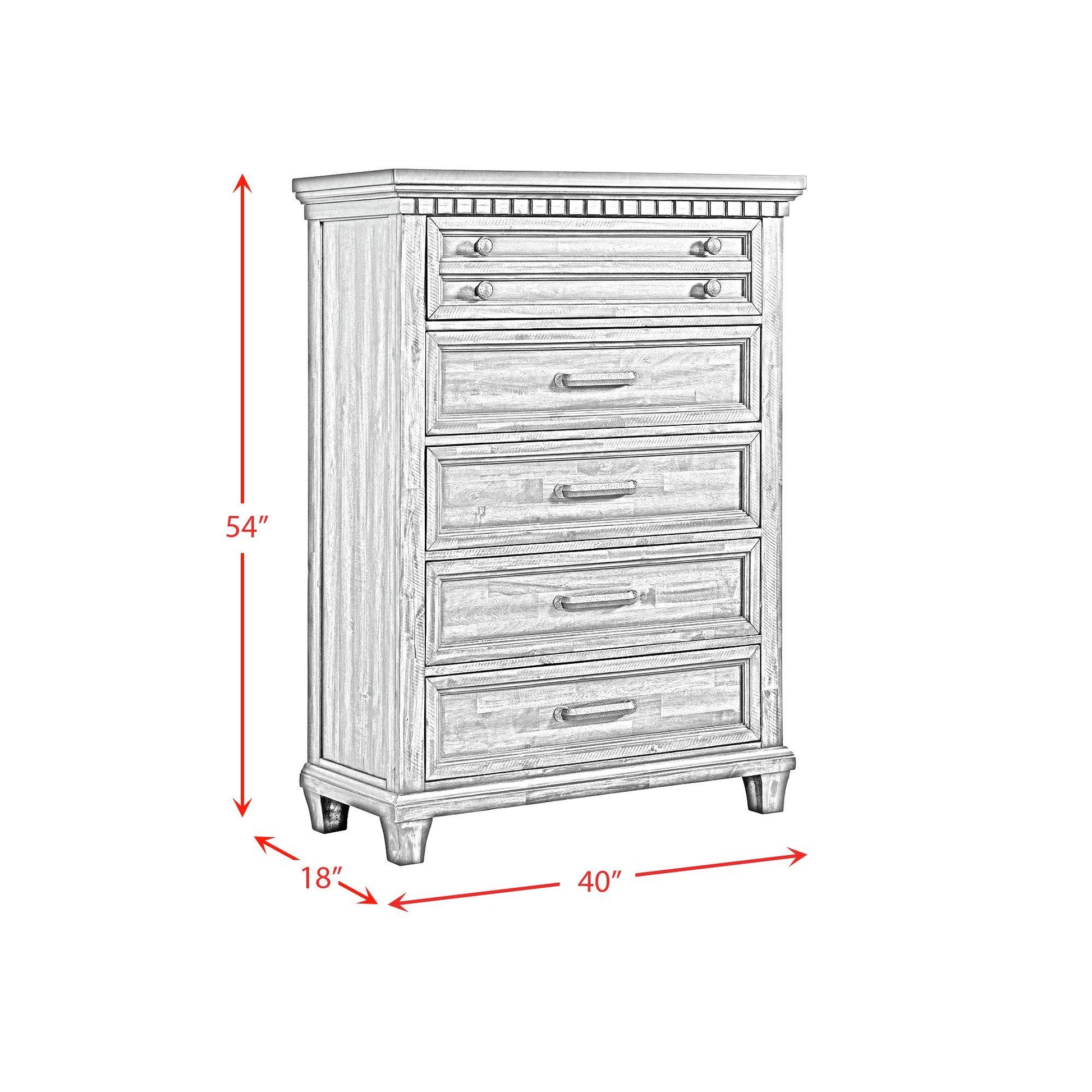  Elements International McCoy B-10530-5-CH 5-Drawer Chest IMAGE 10