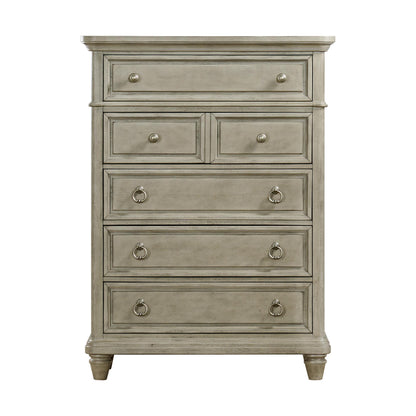  Elements International Whit-Ash B-11360-3-CH1 5-Drawer Chest IMAGE 2