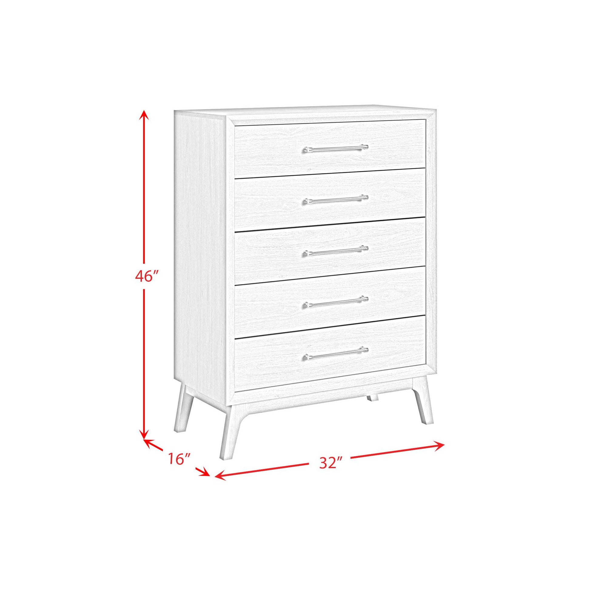  Elements International Westland B-13000-6-CH 5-Drawer Chest IMAGE 8