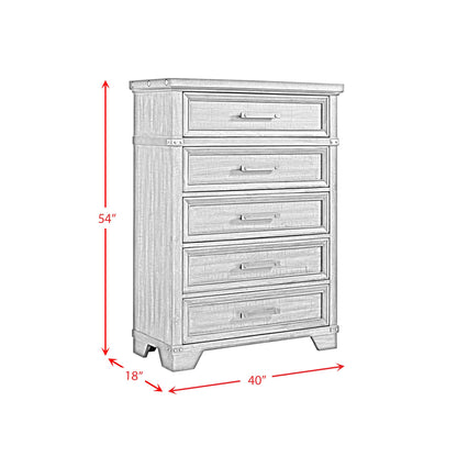  Elements International Colorado City B-13010-8-CH1 5-Drawer Chest IMAGE 10