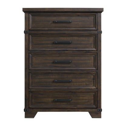  Elements International Colorado City B-13010-8-CH1 5-Drawer Chest IMAGE 2