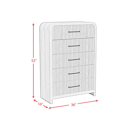  Elements International Ridgemont B-14440-6-CH 5-Drawer Chest IMAGE 8