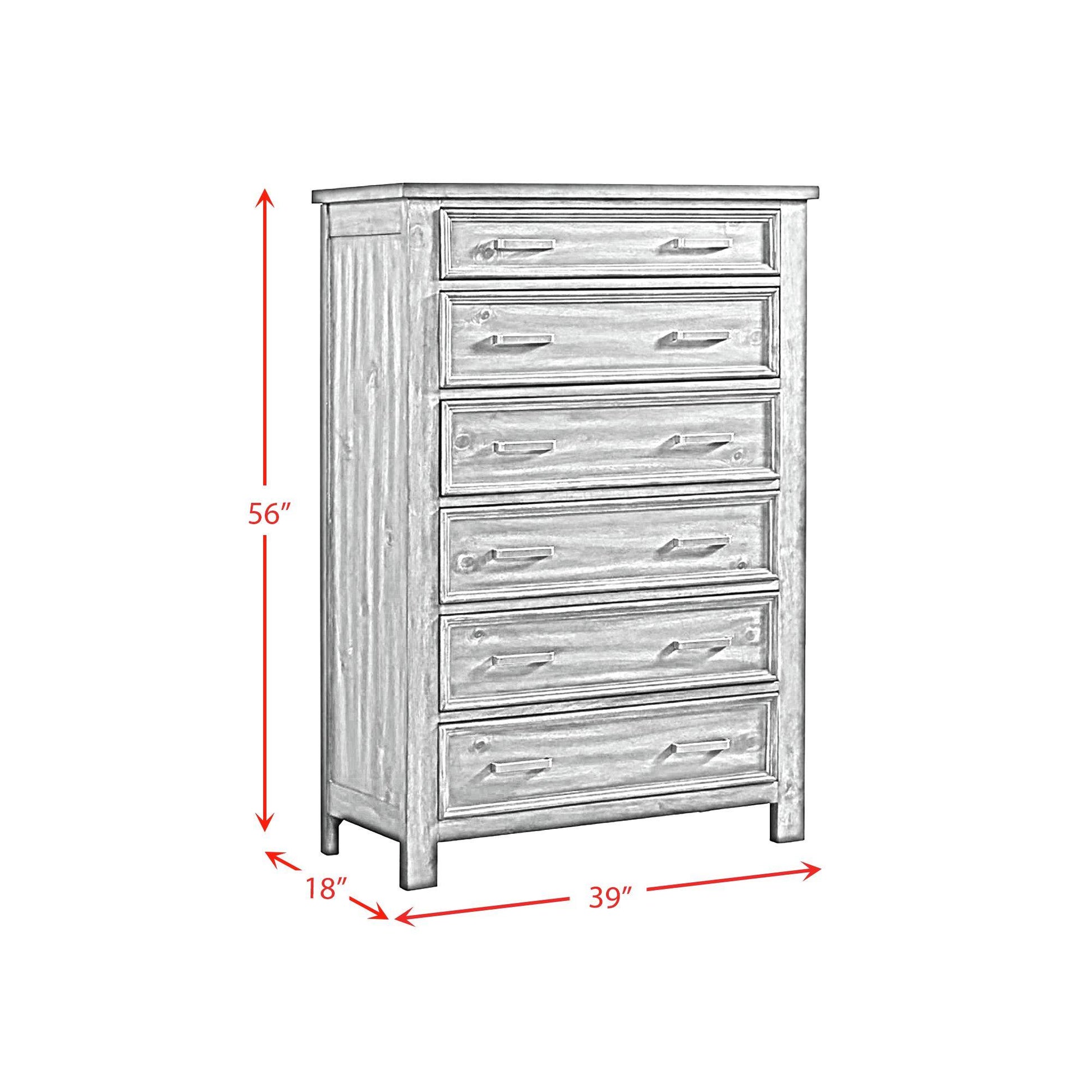  Elements International Sullivan SV600CH 6-Drawer Chest IMAGE 7