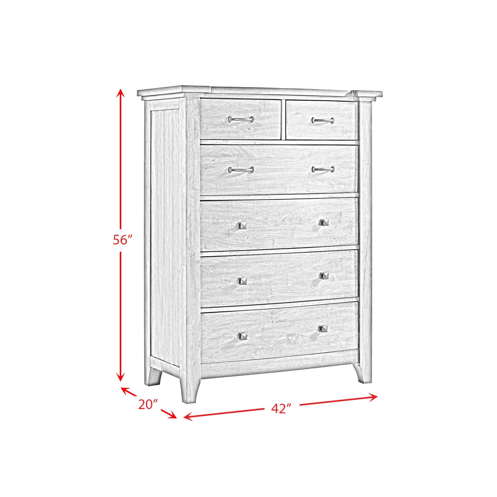 Elements International Gage B-15580-5-CH 6-Drawer Chest IMAGE 12