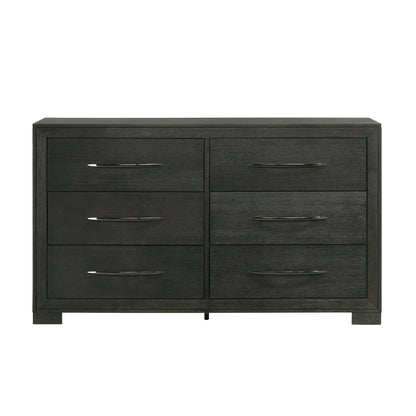  Elements International Allan B-3410-8-DR 6-Drawer Dresser IMAGE 2