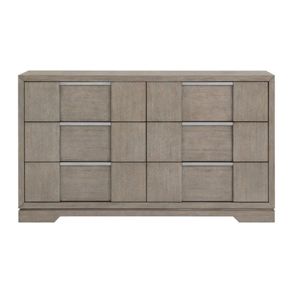  Elements International Kelis B-9770-3-DR 6-Drawer Dresser IMAGE 2