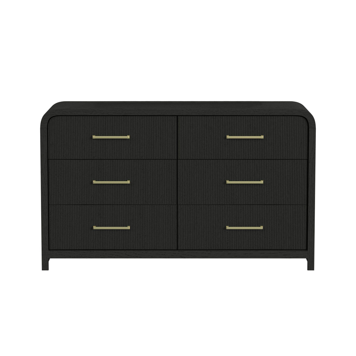  Elements International Ridgemont B-14440-8W-DR 6-Drawer Dresser IMAGE 2