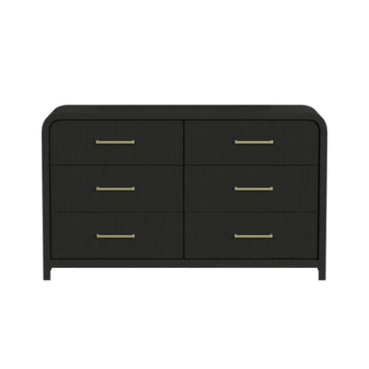  Elements International Ridgemont B-14440-8W-DR 6-Drawer Dresser IMAGE 2