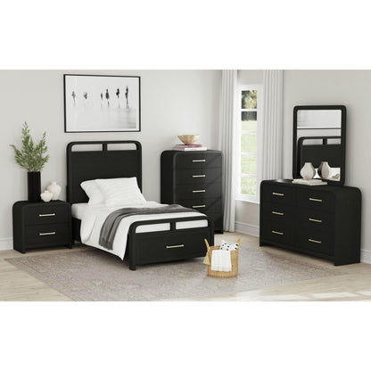  Elements International Ridgemont B-14440-8W-DR 6-Drawer Dresser IMAGE 3