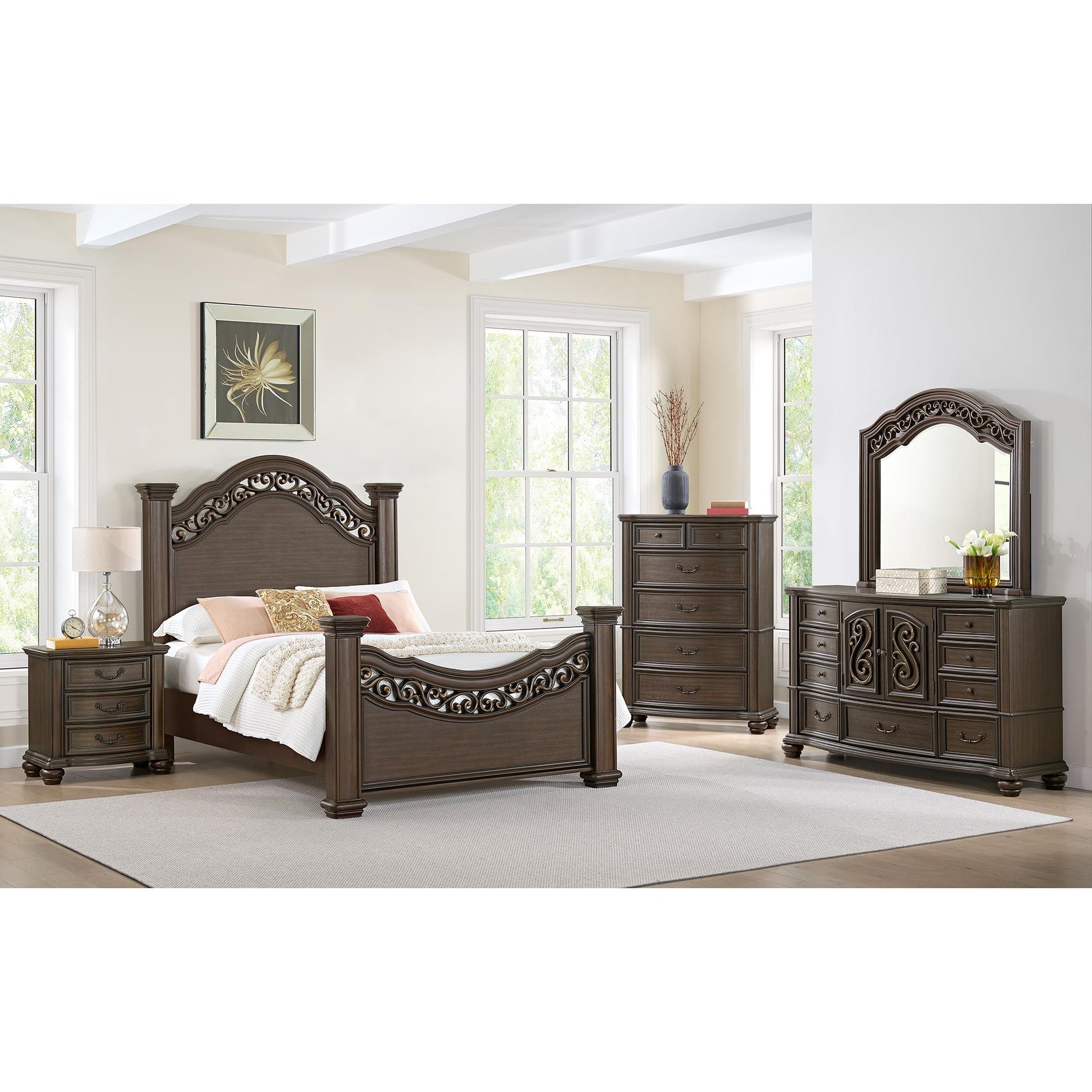  Elements International Brunswick B-13070-5-DR 7-Drawer Dresser IMAGE 5