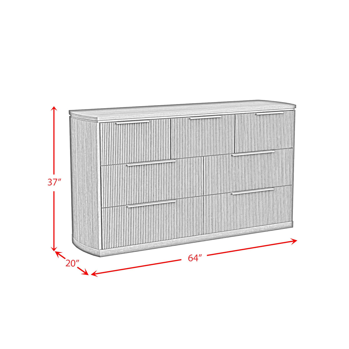 Elements International Sylvie B-16000-5-DR 7-Drawer Dresser IMAGE 10