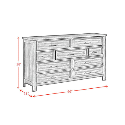  Elements International Sullivan SV600DR 9-Drawer Dresser IMAGE 6