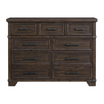  Elements International Colorado City B-13010-8-DR 9-Drawer Dresser IMAGE 2