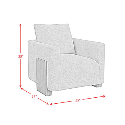  Elements International Lanvin U-16930-11591-100 Accent Chair IMAGE 10