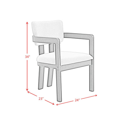  Elements International Portland D-1710-5-AC3 Arm Chair IMAGE 9