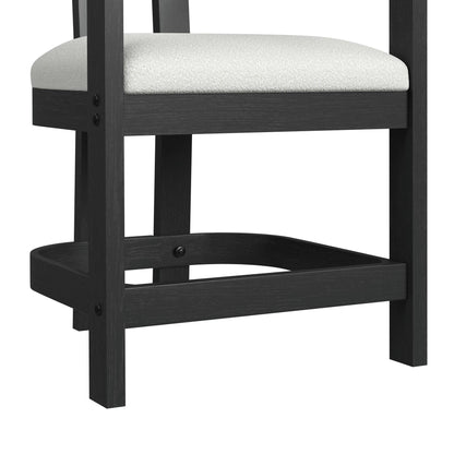  Elements International Portland D-1710-8-CST3 Arm Counter Stool IMAGE 7