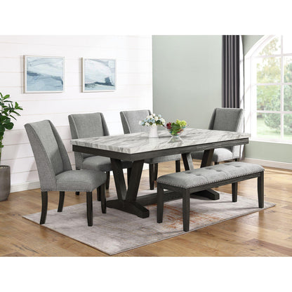  Elements International Everdeen D-4930-7-BN Bench IMAGE 3