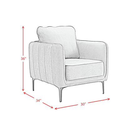  Elements International Rae U-4460-8560-100 Chair IMAGE 8