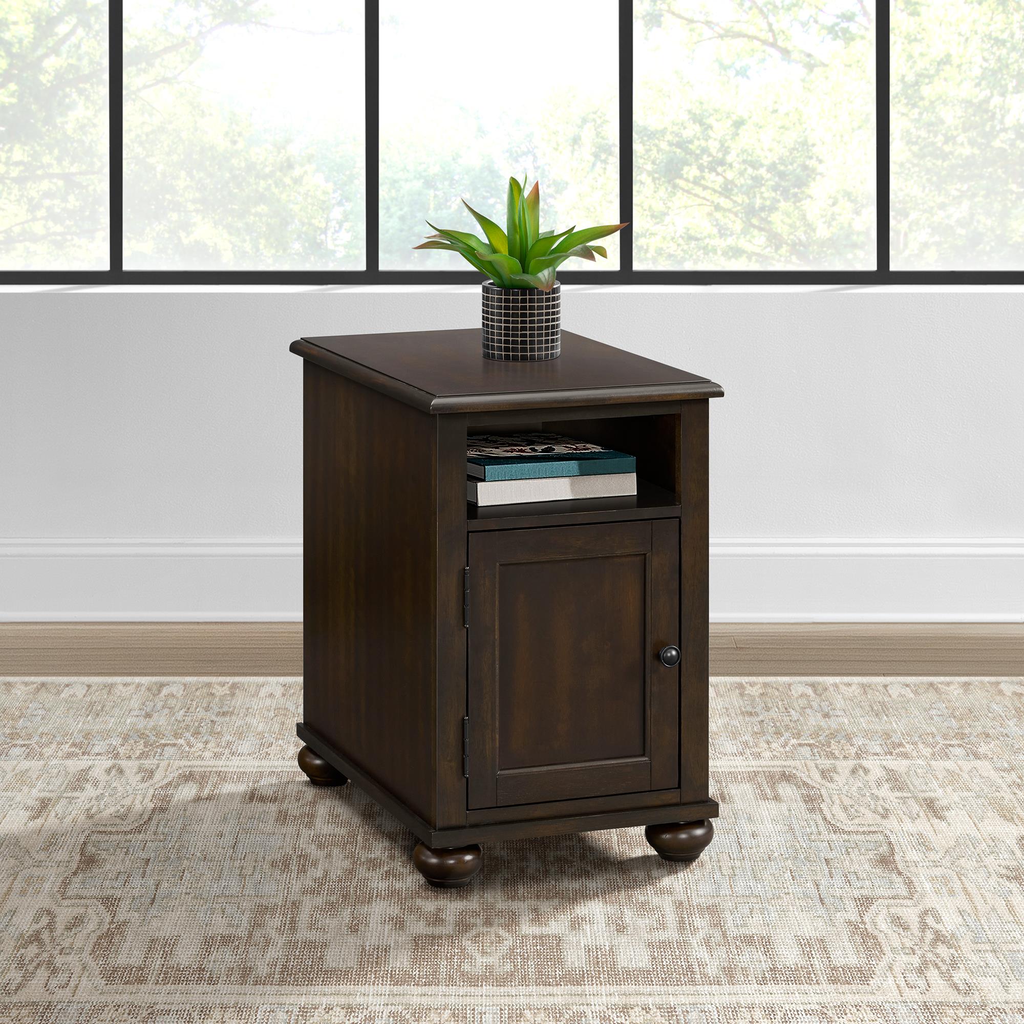 Elements International Wagner Chairside Table - Thumbnail 4