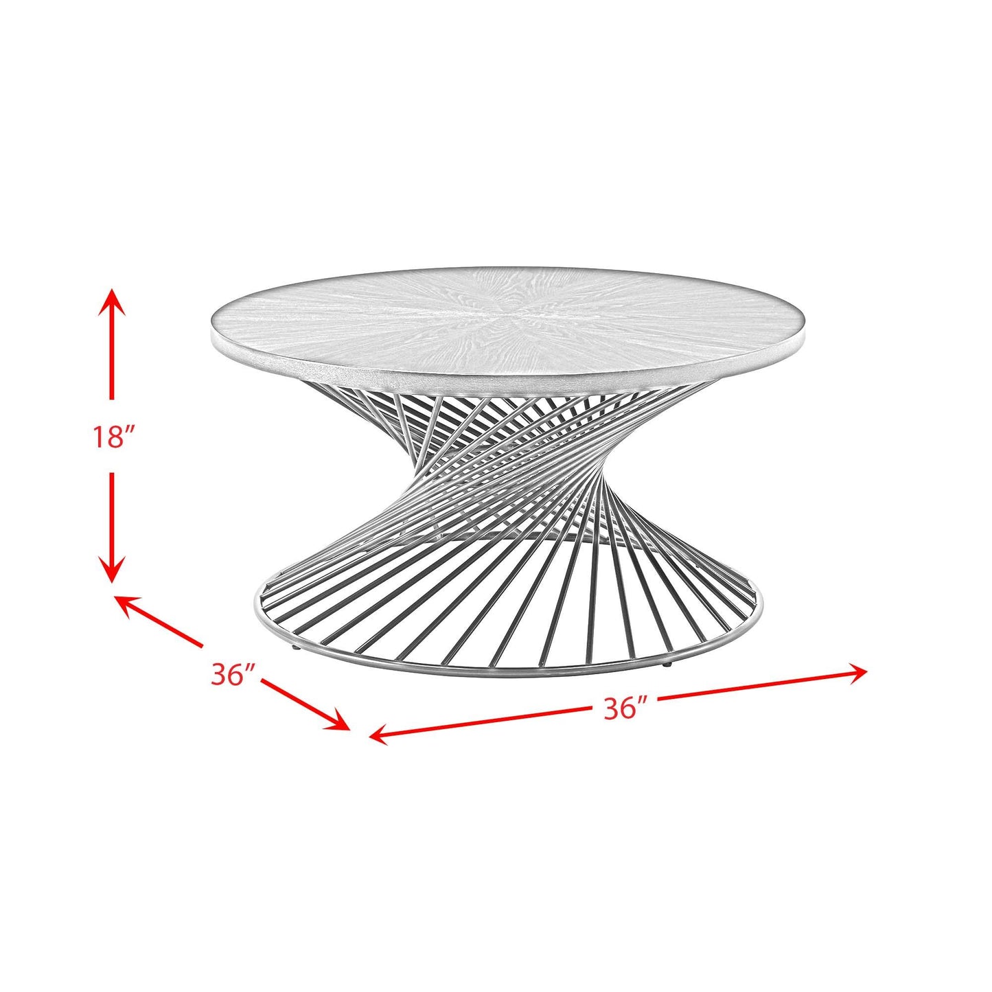  Elements International Terri CTTR800CT Coffee Table IMAGE 6