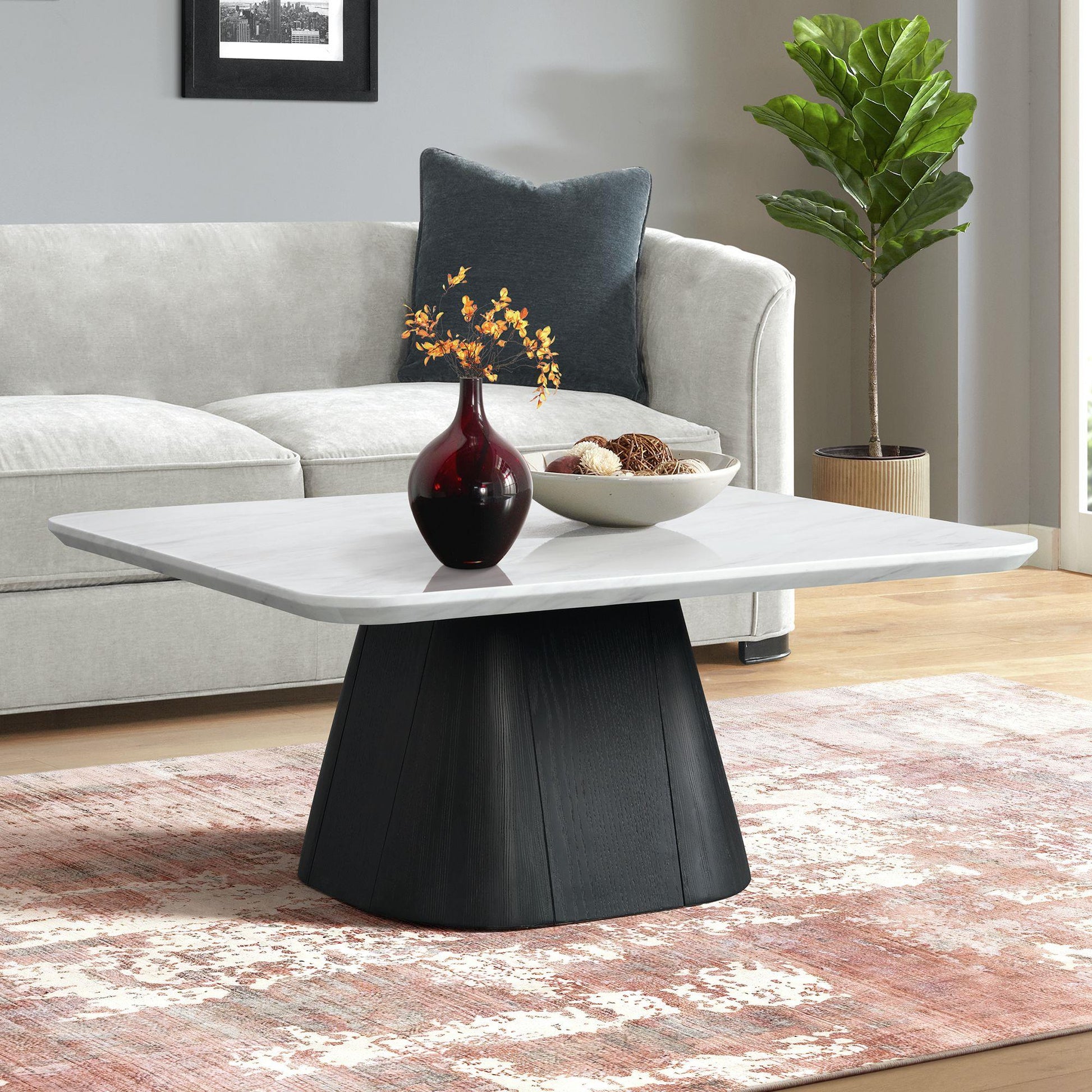  Elements International Edison T-9130-8-CT Coffee Table IMAGE 3