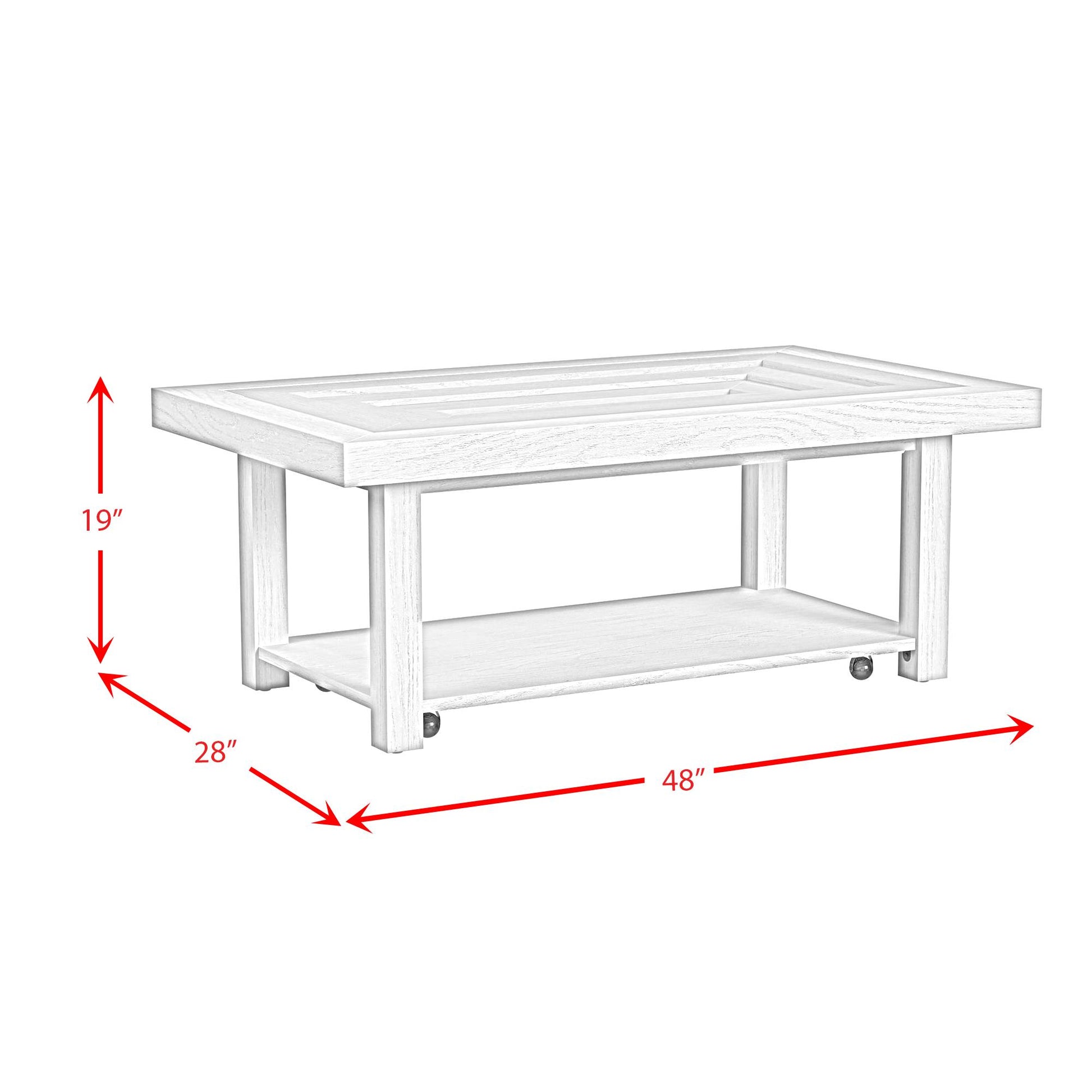  Elements International Avalanche T-11600-7-CT Coffee Table IMAGE 11