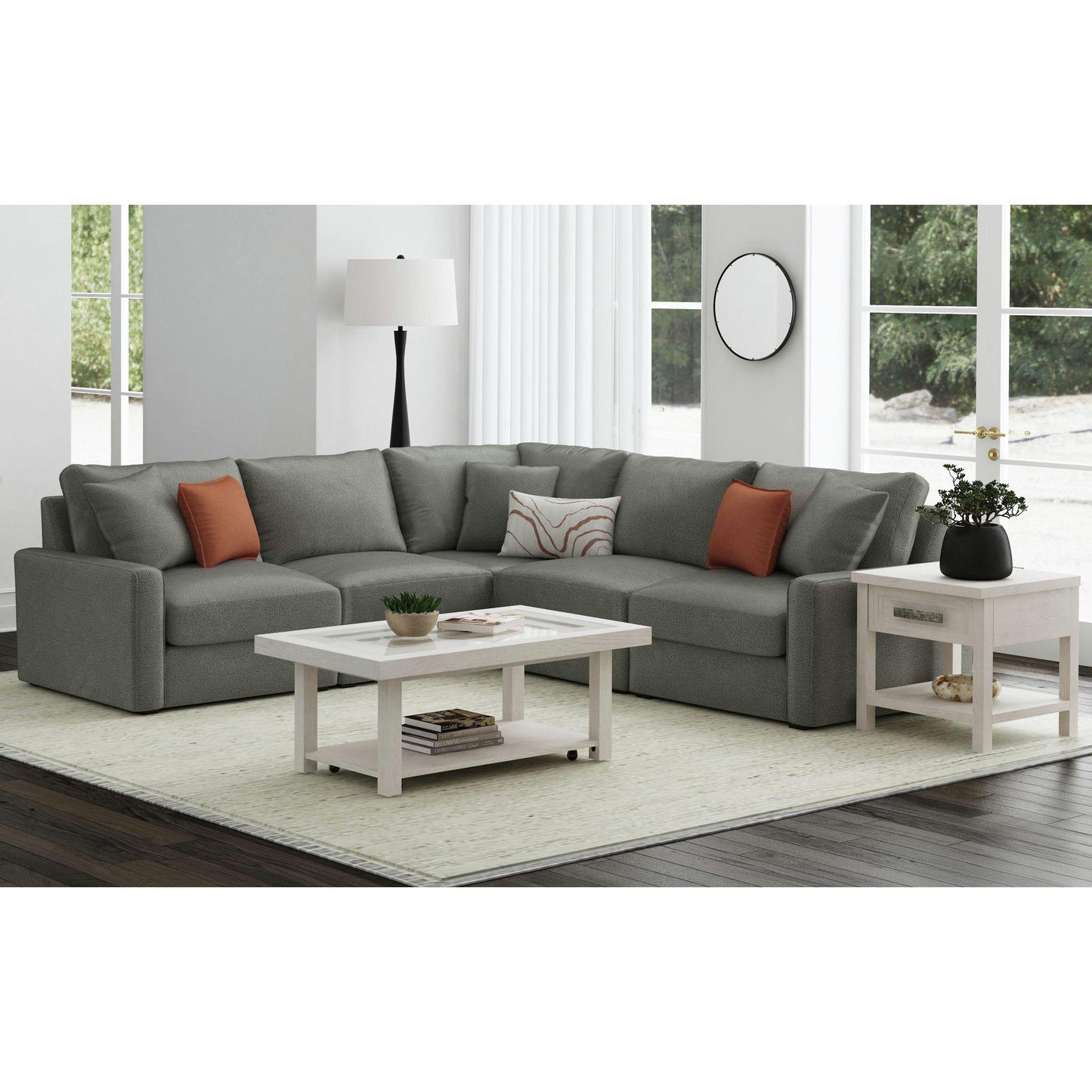  Elements International Avalanche T-11600-7-CT Coffee Table IMAGE 3