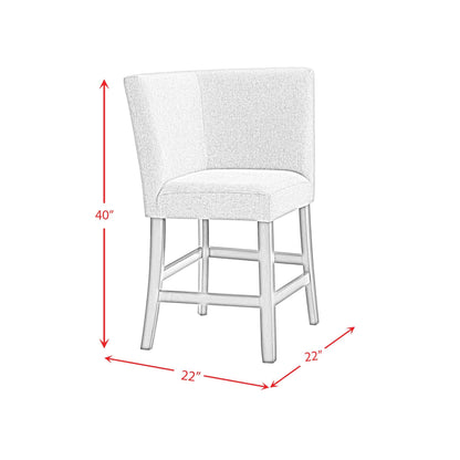  Elements International Seneca D-7670-5-CCBN Counter Corner Bench IMAGE 9